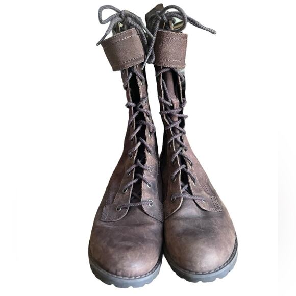 Timberland Women's WENHAM Zipper BROWN Mid Leather - Picture 4 of 9